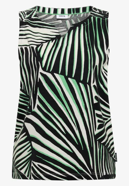 Jersey top met grafische print - Afbeelding 2