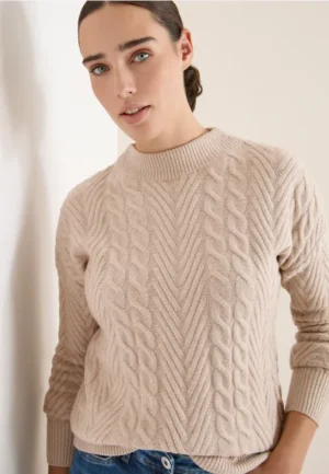 Jumper met kabelpatroon