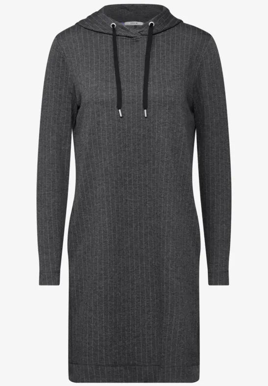 Jurk in krijtstreep-look - Afbeelding 2