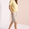 Mid Waist straight legs short in casual pasvorm