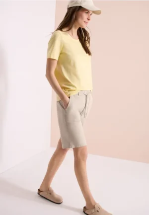 Mid Waist straight legs short in casual pasvorm
