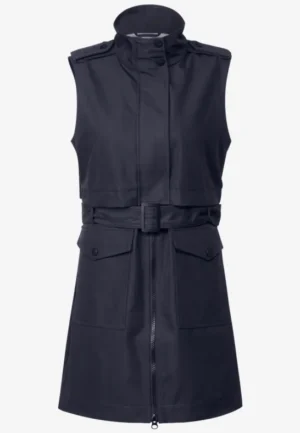 Alternative view of Moderne trench-bodywarmer