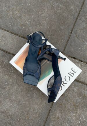 Morobe sandalen Griselda 14 dentelle navy