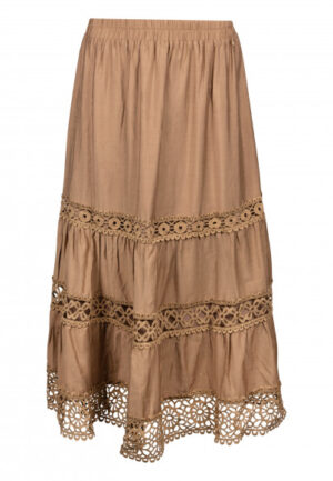 Nukus - Bruin | Dames | Rok | Bruin | M | regular | Kamst mode