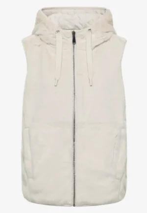 Alternative view of Omkeerbaar vest van imitatiebont
