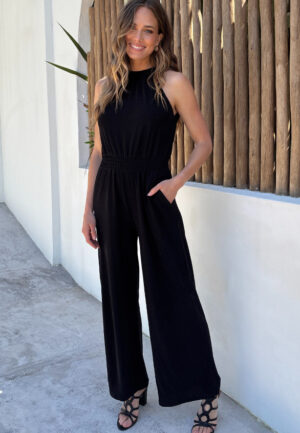 Premium Jumpsuit Lurex Zwart