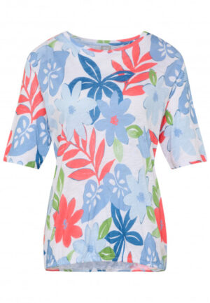 Rabe - Blauw | Dames | Top | Blauw | 40 | regular | Kamst mode