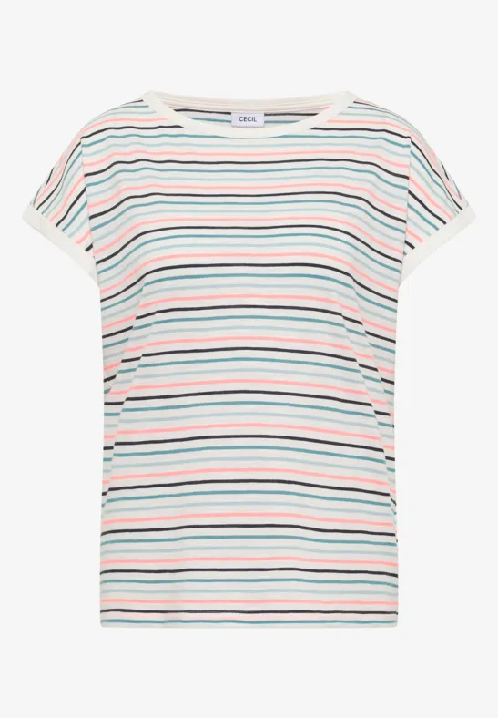 Shirt met boothals en omslagdetail - Afbeelding 2