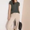 Shirt met burn-out look