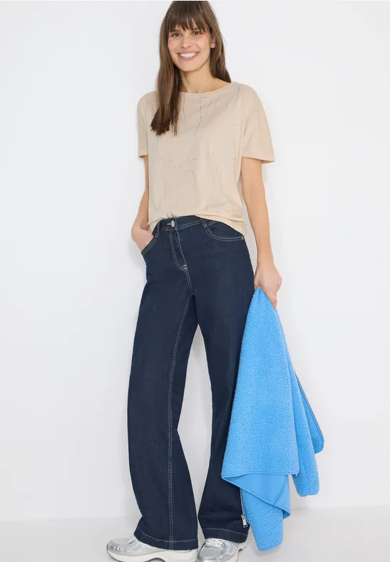 Shirt met foliedruk
