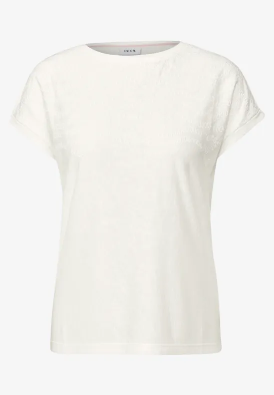 Shirt met geborduurd patroon - Afbeelding 2