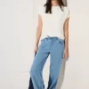 Shirt met geborduurd patroon