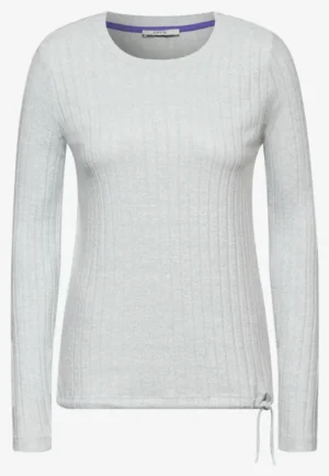 Alternative view of Shirt met geribbelde structuur