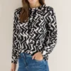 Shirt met grafisch patroon