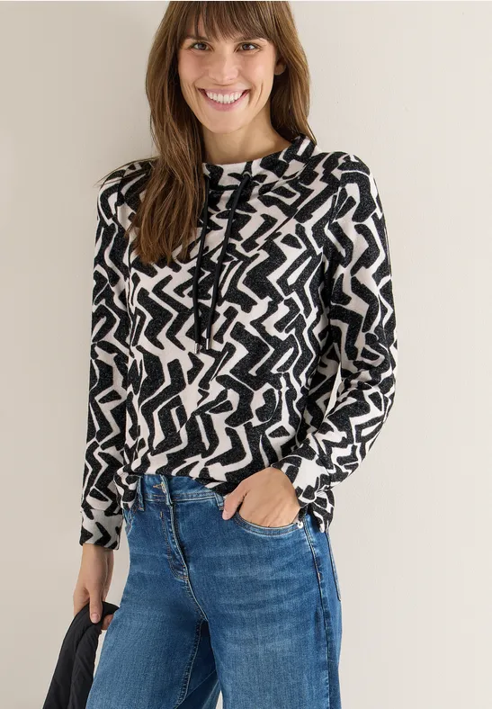 Shirt met grafisch patroon