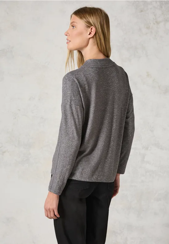Shirt met lange mouwen en glitter - Afbeelding 3