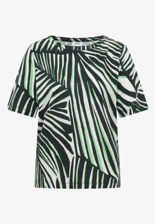 Shirt met ronde hals en grafische print - Afbeelding 2
