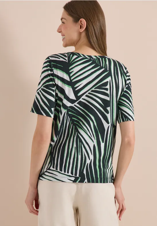Shirt met ronde hals en grafische print - Afbeelding 3