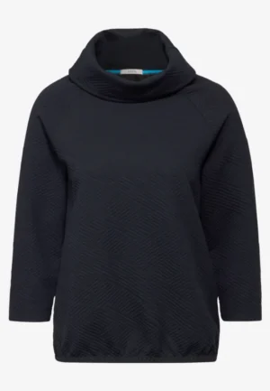Alternative view of Shirt met sjaalkraag