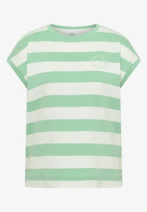 Alternative view of Shirt met strepen en printdetail