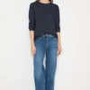 Shirt met structuur in twee kleuren