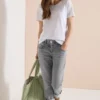 Straight Legs jeans met zoomdetail