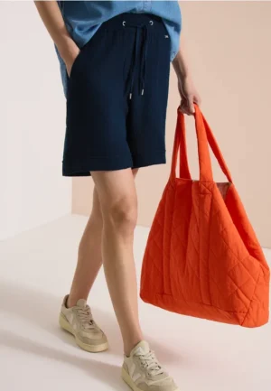 Straight Legs shorts van mousseline
