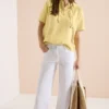Sweater met korte mouwen en capuchon