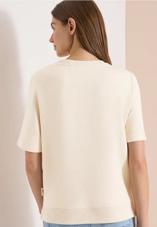 Sweater met korte mouwen en tekst - Afbeelding 3