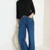 Sweatshirt met glittertape