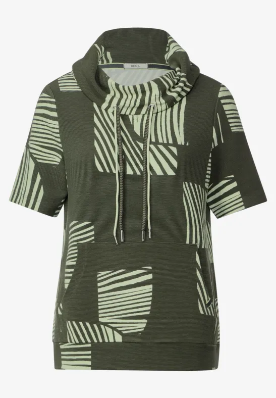 T-shirt met zeer ruime kraag - Afbeelding 2