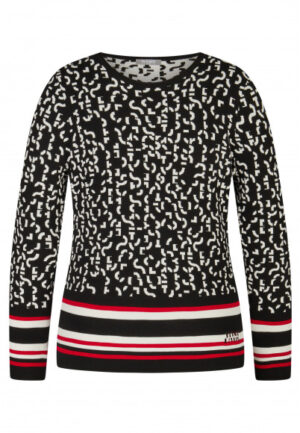Rabe - Zwart | Dames | Trui | Zwart | 40 | regular | Kamst mode