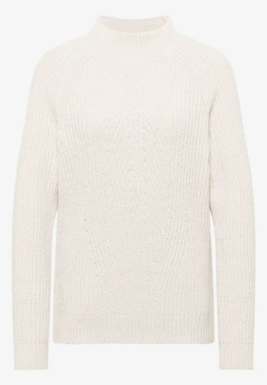 Trui van chenille met col - Afbeelding 2