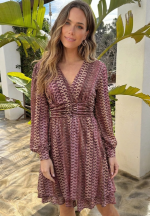 Alternative view of Waistband Dress Print Multicolor