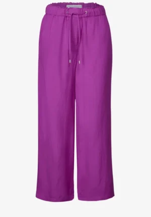 Alternative view of Wide Legs broek van linnenmix