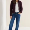 Wide Legs jeans met klinknagels