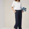 Wide Legs viscose broek