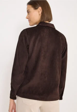 Alternative view of Zachte corduroy blouse