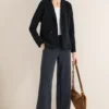 Zijden blazer