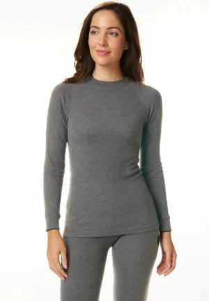 Heatkeeper Thermo ondergoed shirt dames - Lange mouw - Thermisch warm winter shirt - Hoge hals