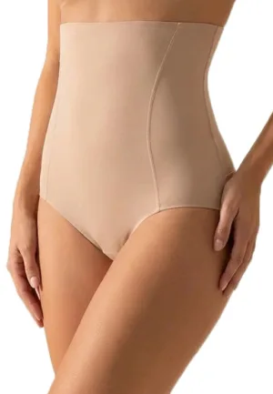 Corrigerende hoge slip dames - Buik correctie - Hoge shapewear brief - Badstof kruisje