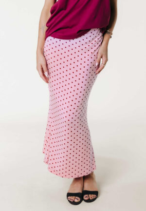 Colourful Rebel Josie Dots Midi Rok