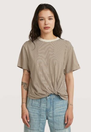 G-Star Stripe Relaxed Knot T-Shirt