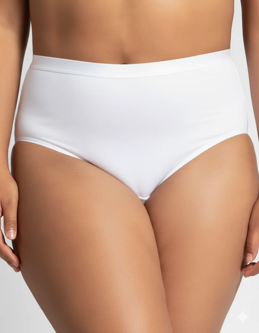 Comfort XL dames slip - Grote maten onderbroeken - Dames ondergoed badstof kruisje