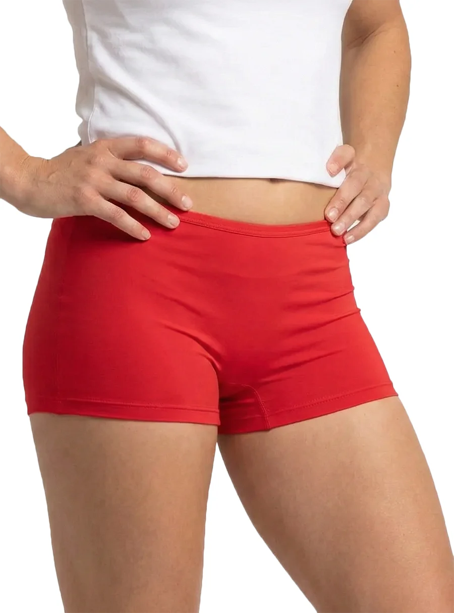 Dames boxershort rood Elegance - Microfiber - Rode dames onderbroek