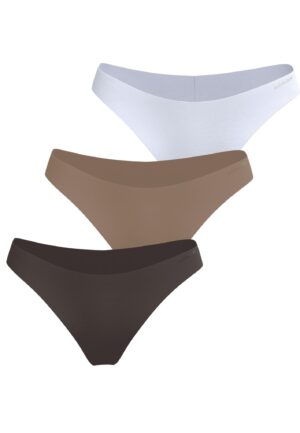 3-pack dames Invisible Brief - high waist slip