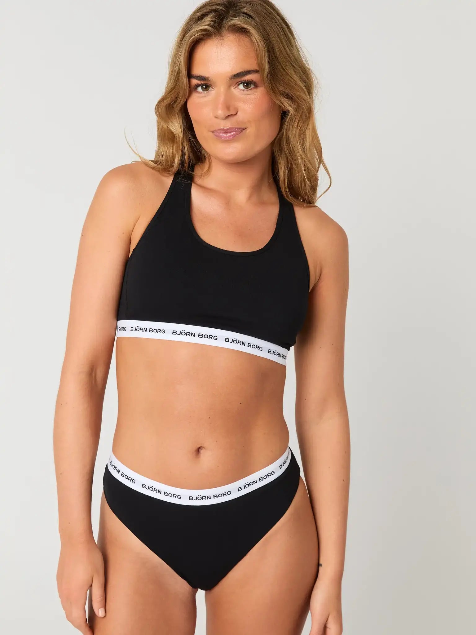 Bralette dames - Soft Top - Core Logo - Katoenen Bh top - Elastische band - brede bandjes