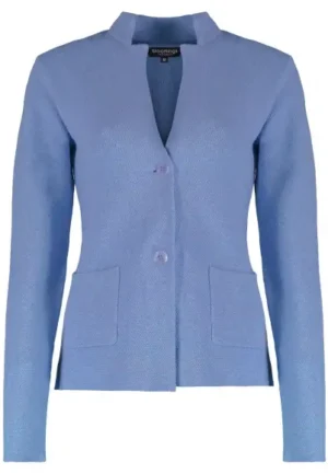 Bloomings - Blauw | Dames | Vest | Blauw | XL | regular | Kamst mode