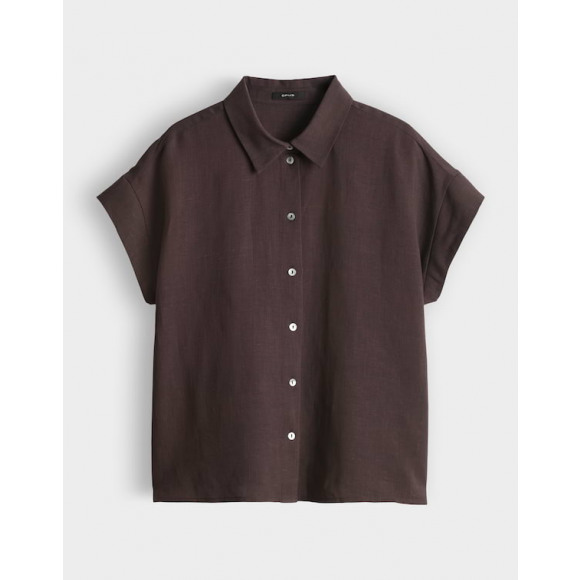 Opus - Bruin | unisex | Blouse | Bruin | 42 | regular | Kamst mode