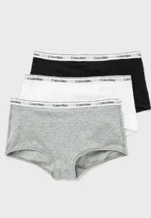 Calvin Klein 3-pack Boyshort dames - Boyshort - Combi